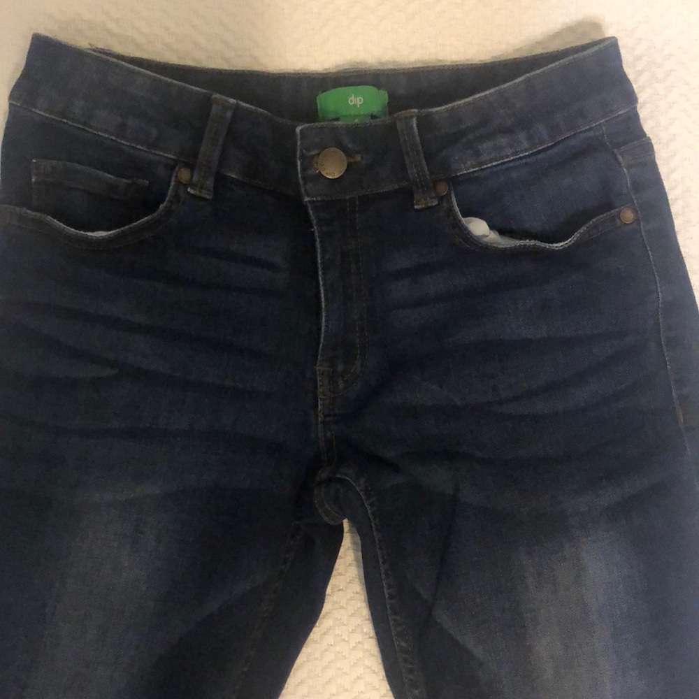 Women’s ankle frayed wide leg jeans